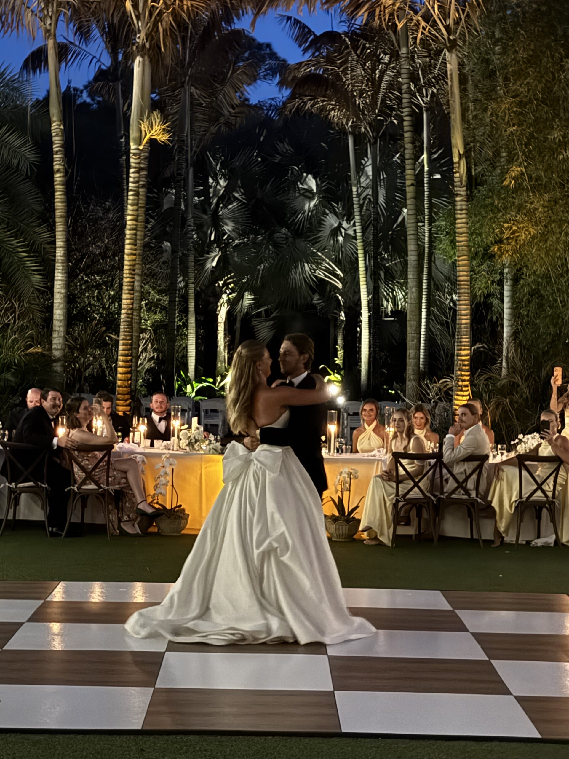 Summer wedding in South Florida